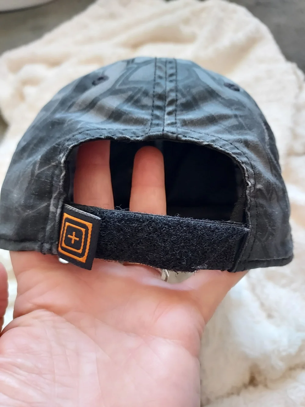 5.11 Tactical Black Kryptek-Pattern Flag Bearer Adjustable One Size Patch Cap